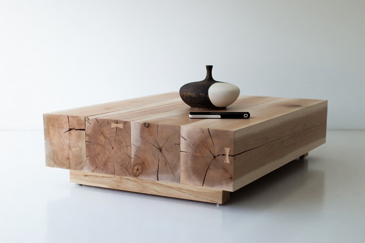 Handcrafted wood table — craftsmanship as a value